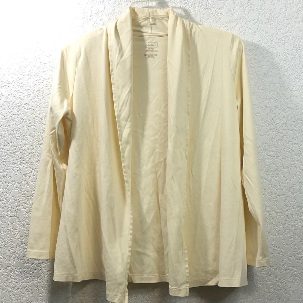 L.L. Bean Open Front Knit Cardigan - Picture 4 of 4